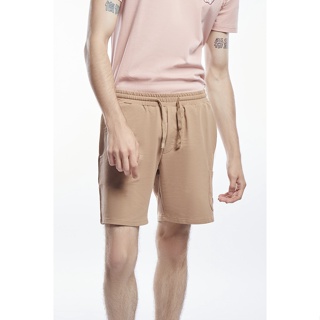 ESP กางเกงขาสั้นผ้าสเวต ผู้ชาย สีน้ำตาล | 3-Pocket Sweat Shorts | 3770