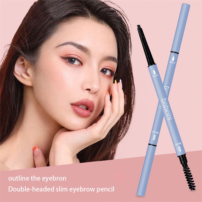 bobeini-แปรงดินสอเขียนคิ้ว-double-ended-automatic-eyebrow-pencil-waterproof-sweat-proof-eyebrow-pencil-with-brush-ame1