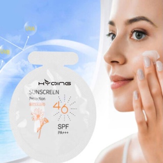  40pcs selling sunscreen sample travel wear trial set SPF46+11 hours of continuous sun protection, waterproof and sweat resistant