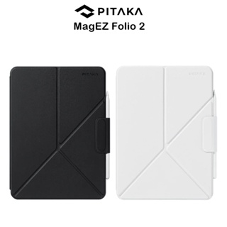 Pitaka MagEZ Folio 2 เคสฝาพับกันกระแทกเกรดพรีเมี่ยม เคสสำหรับ Air4/5 Pro11 Pro12.9 20/21/22(ของแท้100%)