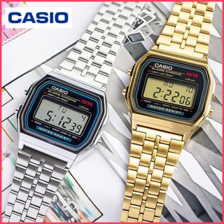 Casio นาฬิกาข้อมือดิจิทัล มัลติฟังก์ชั่น กันน้ํา สําหรับผู้ชาย A159