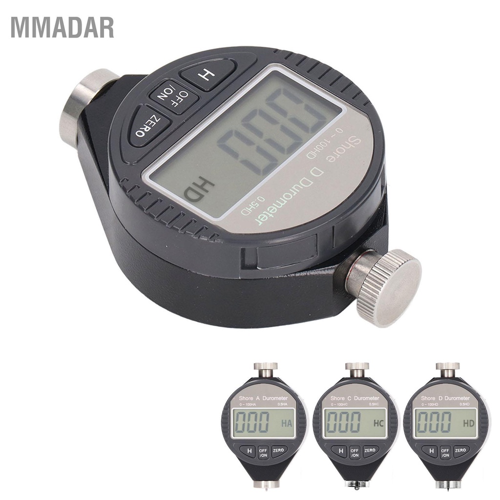 mmadar-เครื่องทดสอบความแข็งแบบดิจิตอล-durometer-ช่วงการวัดกว้างเครื่องวัดความแข็งสำหรับยางหนัง