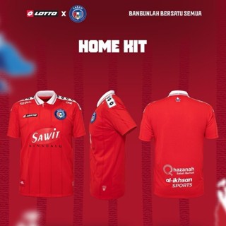 เสื้อกีฬาแขนสั้น ลายทีมผู้เล่น SABAH FC JERSEY 2023 PLAYER ISSUE HOME Away JERSEY For Men Women LOTTO SABAH FC 2023 HOME JERSEY (AUTH - PLAYER ISSUE)