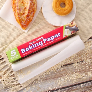 กระดาษไขรองอบกล่องแดง Baking Paper กว้าง 30cm ยาว 5เมตร