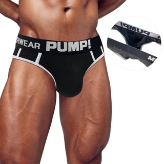 Pump กางเกงชั้นในจ็อกสแตรป ผ้าตาข่าย ระบายอากาศ ใส่สบาย เซ็กซี่ สําหรับผู้ชาย MP291
