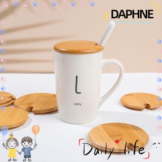 Daphne ฝาปิดขวดโหลไม้ไผ่ ปากกว้าง สําหรับใส่เครื่องดื่ม