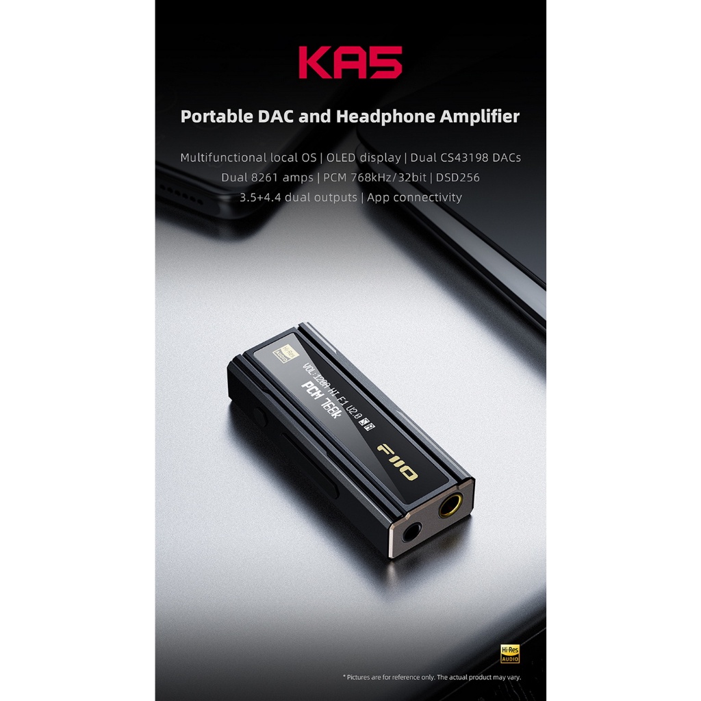 fiio-ka5-dac-amp-เครื่องถอดรหัสเสียง-และเครื่องขยายเสียง-รองรับ-hi-res