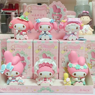 ของเล่นตุ๊กตาฟิกเกอร์ Sanrio Mystery Box Secret Forest Tea Party Melody เหมาะกับของขวัญ สําหรับผู้หญิง