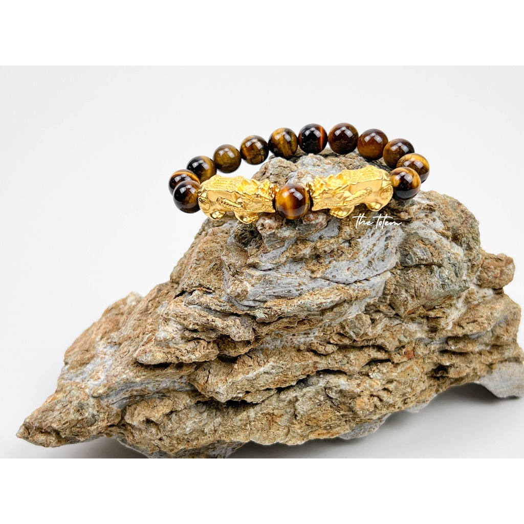 กำไลหิน-ปี่เซียะ-the-totem-24k-gold-twin-pixiu-tigers-eye-ep-07-bracelet