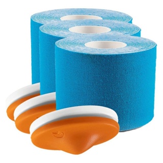 3 Rolls Sports Tapes Cotton Elastic Motion Joint Support Therapy Exercise Tape