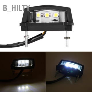 B_HILTY 12V Universal Motorcycle Motorbike LED ป้ายทะเบียนไฟท้ายด้านหลังสีขาว