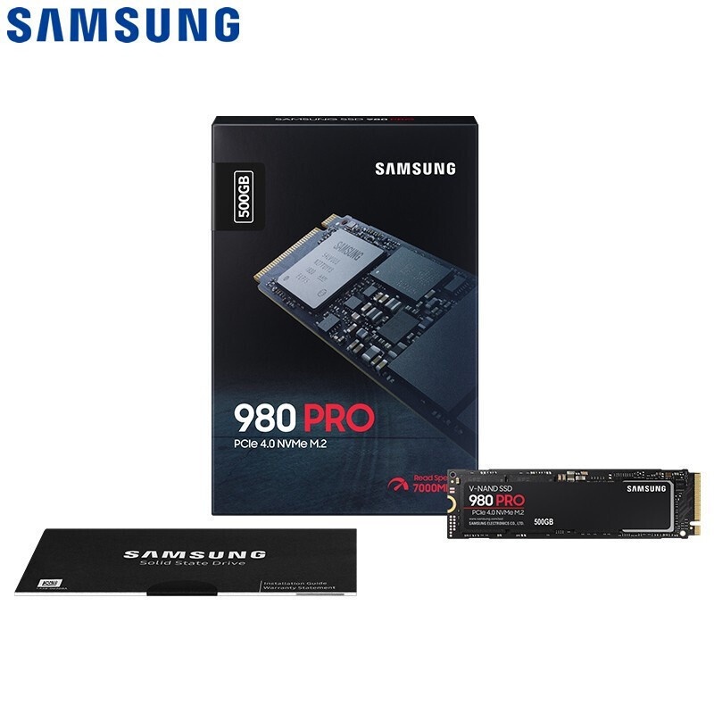 พร้อมส่ง-โซลิดสเตทไดรฟ์-samsung-ssd-980-pro-1tb-990-pro-1tb-pcie-4-0-nvme-m-2-ของแท้-สําหรับแล็ปท็อป-คอมพิวเตอร์ตั้งโต๊ะ