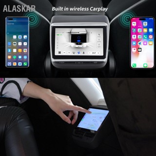 ALASKAR 7.2in แผงแสดงผลที่นั่งด้านหลังสำหรับ Android 11.0 HD Touch Screen IPS เครื่องเล่นมัลติมีเดียสำหรับ Tesla รุ่น 3 Y