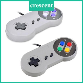 Cre อะไหล่จอยสติ๊กควบคุมเกม ABS แบบเปลี่ยน สําหรับ SuperNintendo SNES 16 Bit