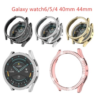 เคสนาฬิกาข้อมือ PC ประดับเพชร สําหรับ Samsung Galaxy Watch6 44 มม. 40 มม. Galaxy Watch 5/4 40 มม. 44 มม.