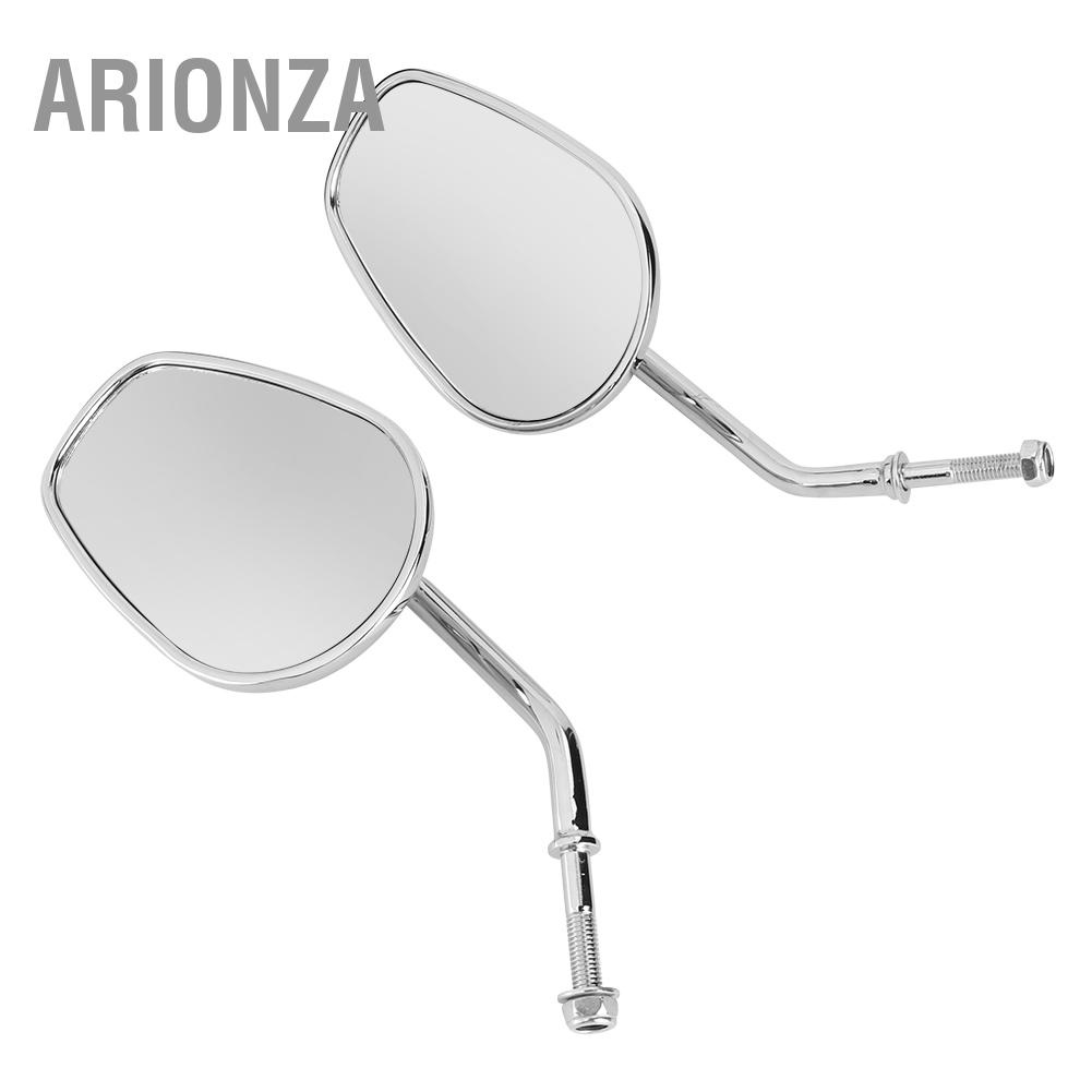 arionza-2-ชิ้นกระจกมองข้างกระจกมองข้างรถจักรยานยนต์อุปกรณ์ตกแต่งกระจกมองหลังแบบสะท้อนแสง