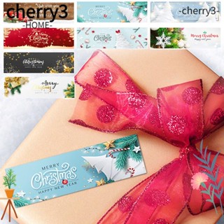 Cherry3 สติกเกอร์ซีล ลายซานตาคลอส สําหรับตกแต่งสมุดภาพ ต้นคริสต์มาส