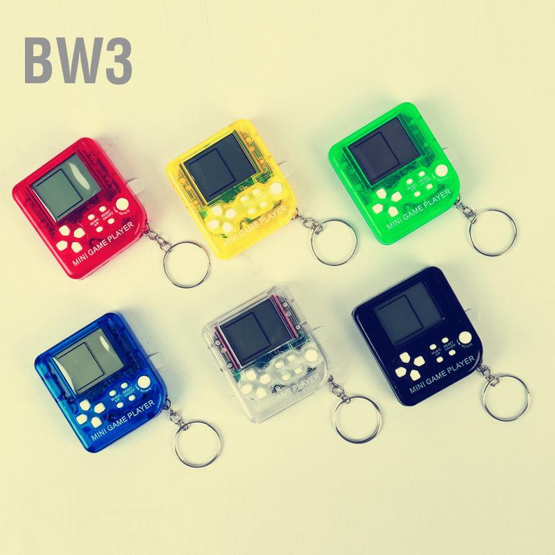 bw3-เครื่องเกมบล็อกพวงกุญแจ-retro-blocks-มินิเกมคอนโซลพวงกุญแจเครื่องเกมมือถือ