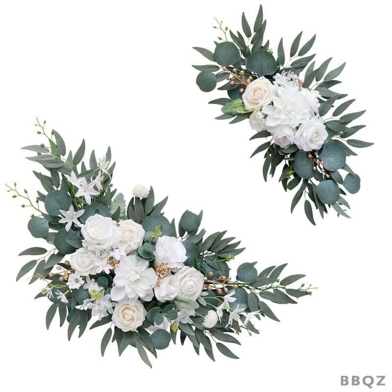 bbqz01-พวงหรีดดอกกุหลาบ-สําหรับติดผนัง-พิธีแต่งงาน
