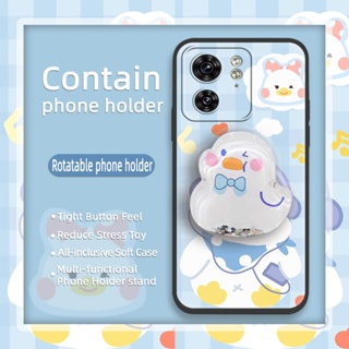 Dirt-resistant Soft Case Phone Case For MOTO Edge40 Kickstand Back Cover Waterproof protective Silicone Cute Durable