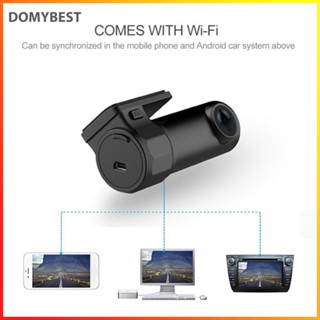 ❤ Domybest # HD 1080P เครื่องบันทึกข้อมูลรถยนต์ G-Sensor เครื่องบันทึกการขับขี่รถยนต์ DVR Wi