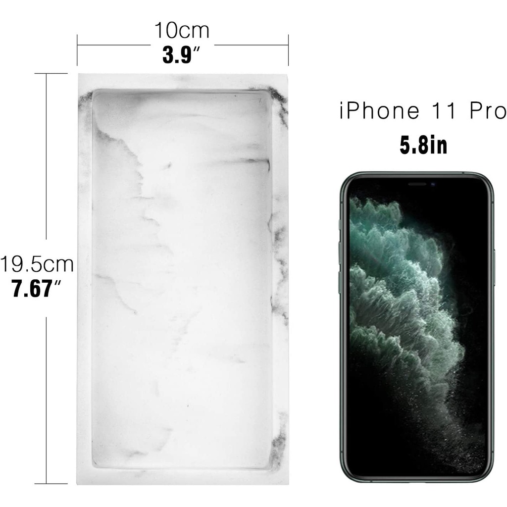 ถาดเรซิน-ขนาดเล็ก-สําหรับใส่เครื่องประดับ-สบู่-แชมพู-เทียน-ในห้องน้ํา-ห้องครัว-บ้าน