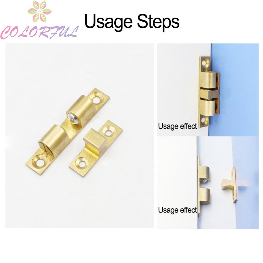 【COLORFUL】Door Catch Push To Open Door Catch Stainless Steel Touch