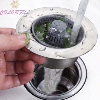 【COLORFUL】3 in 1 Stainless Steel Sink Aid with Water Sealing Ring Keep Your Sink Hygienic!