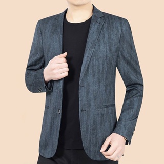 Spot high-quality] small suit mens business leisure high-end leisure suit middle-aged father thin suit spring and autumn style jacket fashion jacket boys wear