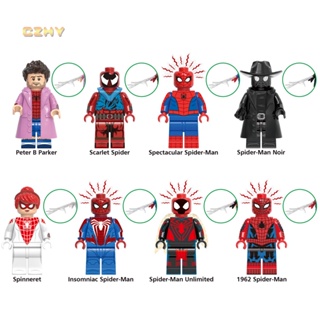 G0126 ฟิกเกอร์ Super Heroes Across the Spider-Verse Scarlet Spider Peter Parker ของเล่นสําหรับเด็ก