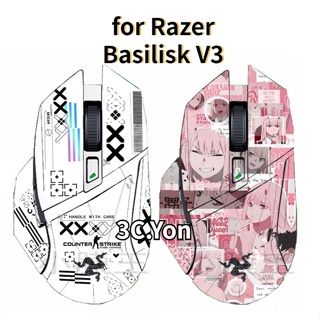 Razer Basilisk V3 สติกเกอร์ฟิล์ม ผิวด้าน กันลื่น กันรอยขีดข่วน ลายการ์ตูน สําหรับเมาส์เล่นเกม สเก็ต