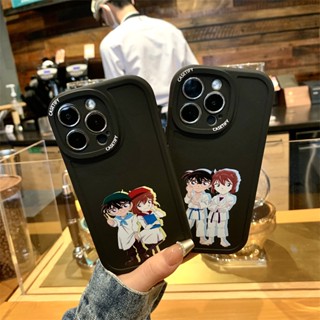 Casetify เคสโทรศัพท์มือถือแบบนิ่ม ลายโคนัน สีเทา สําหรับ OPPO A15 A15S A3S A12E A5S A7 A12 A31 A53 A33 A9 A5 2020 A54 A55 A57 2022 A77 5G A92 A52 A93 A94 A95 A74 4G NN026Y