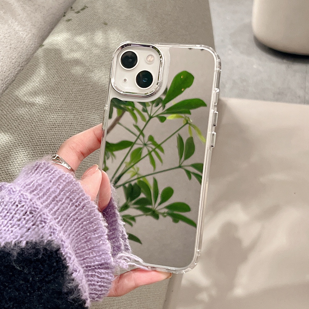 เคสโทรศัพท์กระจก-compatible-for-iphone-11-xr-14promax-14-11-13-12-pro-max-12pro-13pro-x-xs-max-ฝาครอบหรูหราด้วยไฟฟ้า