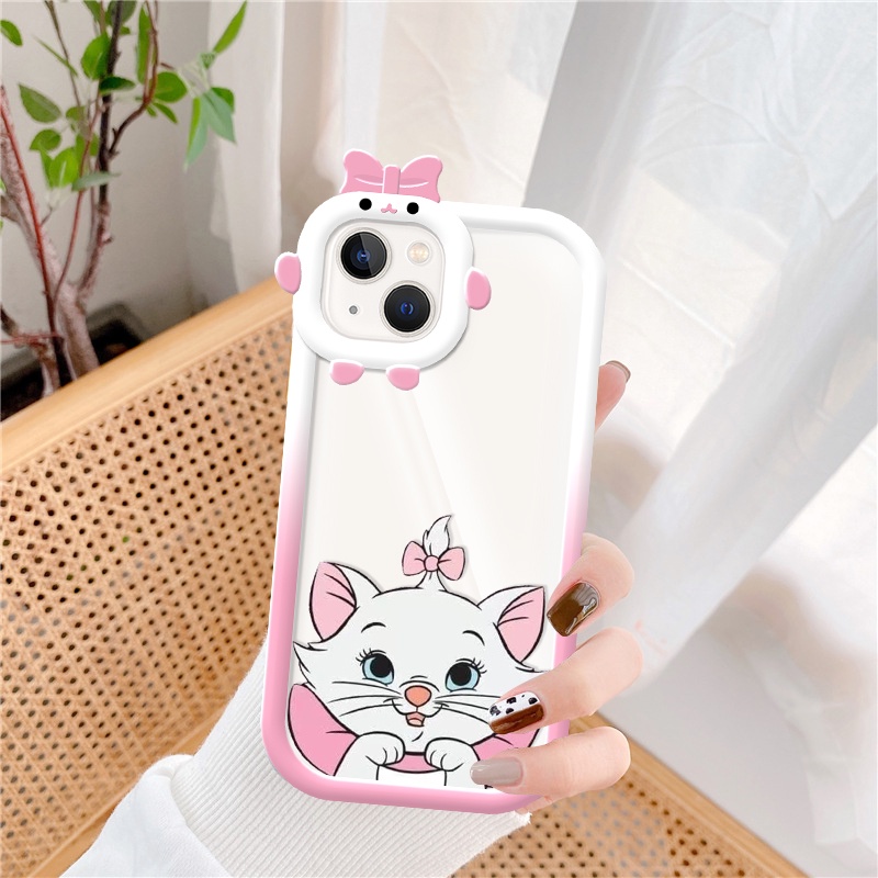 เคสโทรศัพท์มือถือ-แบบนิ่ม-ลายการ์ตูนแมว-สีชมพู-สําหรับ-oppo-reno-3-4-5-6-7-7se-8-pro-5g