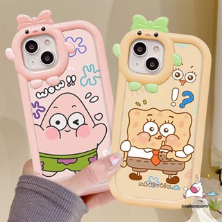 เคสโทรศัพท์มือถือ ลายการ์ตูนสพันจ์บ็อบ 3D สําหรับ Oppo A17 A15 A57 A95 A17K A12 A16 A3s A76 A74 A7 A55 A5s A96 A54 A5 A9 A16K A77 A53 Reno 7Z 5 A31 A77s A52 A16E