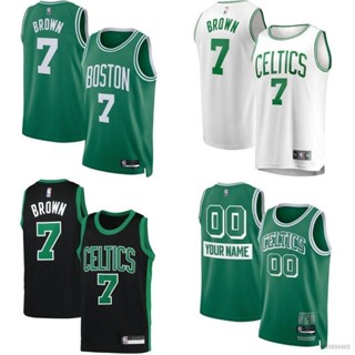 เสื้อกีฬาแขนกุด ลายทีม NBA Jersey Boston Celtics No.7 BS1 2022 พลัสไซซ์ SB1