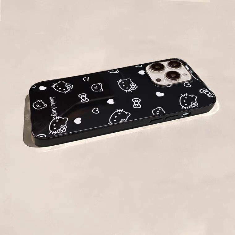 cute-kitty-cat-black-phone-case-for-iphone-13-phone-case-for-iphone-12-for-apple-11-silicone-14-drop-resistant-xr-straight-edge-xs-soft-8p