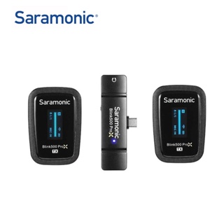 Saramonic (ใหม่) Saramonic Blink500 ProX B6 (2 ตัวส่ง Type C) Wireless Microphone TX+TX+RXUC ประกันศูนย์