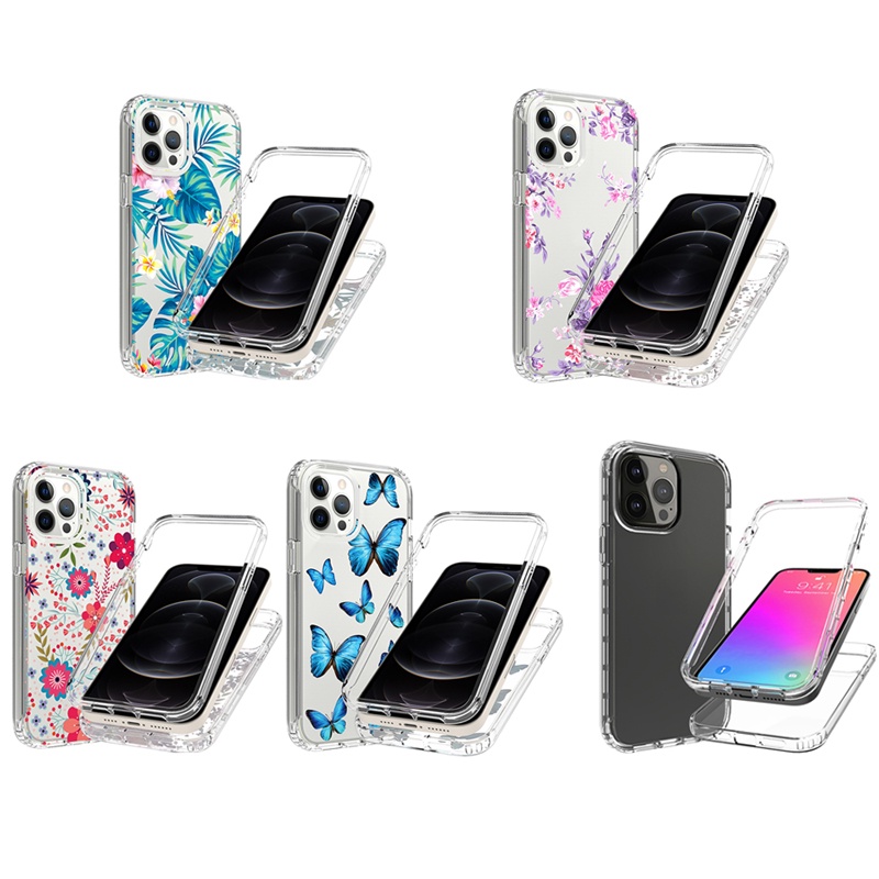 เคสโทรศัพท์มือถือ-แบบใส-ลายดอกไม้-กันกระแทก-สําหรับ-samsung-galaxy-s23-s22-s21-fe-plus-ultra