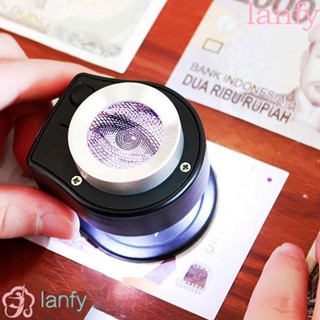 ภาพย่อรูปภาพสินค้าแรกของLanfy 30X แว่นขยายเลนส์แก้วพร้อมไฟ Led Uv หลากสีสําหรับส่องเครื่องประดับ