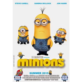 DVD ดีวีดี Minions มินเนียน (เสียง ไทย/อังกฤษ ซับ ไทย/อังกฤษ) DVD ดีวีดี