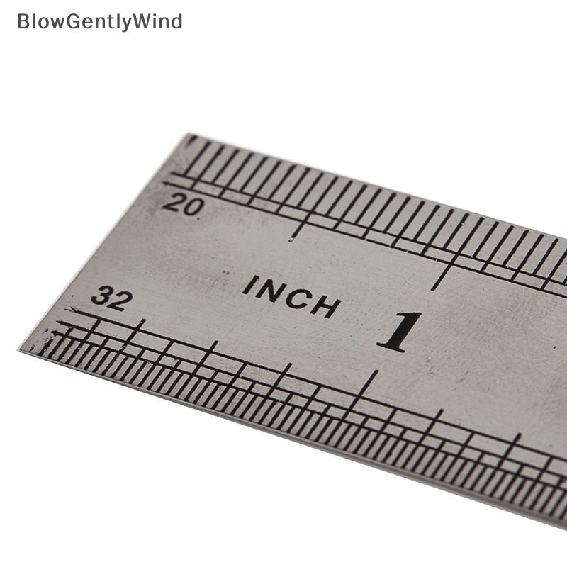 blowgentlywind-ไม้บรรทัดสเตนเลส-โลหะ-สองด้าน-15-30-ซม-bgw