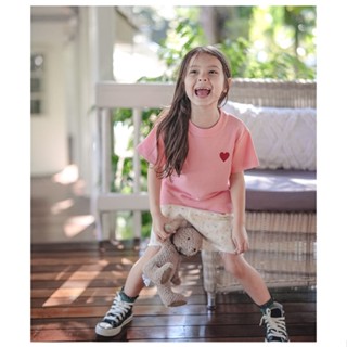 พร้อมส่ง ขายดี เสื้อยืดแขนสั้นลําลอง คอกลม ผ้าฝ้ายแท้ เข้ากับทุกการแต่งกาย แฟชั่นฤดูร้อน สไตล์เกาหลี และญี่ปุ่น สําหรับเด็กผู้หญิง 2023