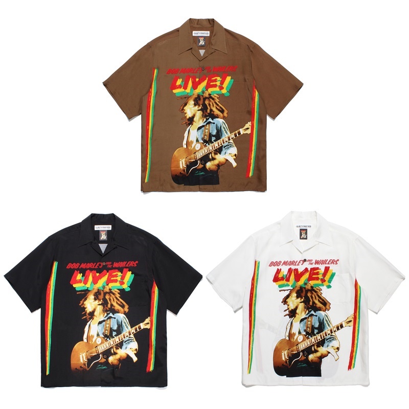 เสื้อยืดแขนสั้นลําลอง คอปก ทรงหลวม ลาย Reggae Godfather แฟชั่นสําหรับ ...