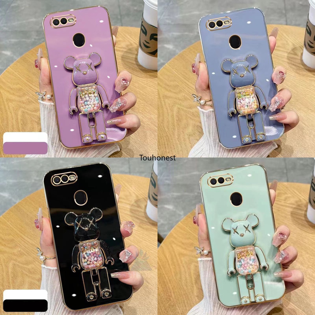 เคส-oppo-a1k-a3s-เคส-oppo-a12e-cover-oppo-a5s-เคส-oppo-a7-case-oppo-a12-เคส-oppo-a11k-case-oppo-a7x-f9-pro-case-เคสซิลิโคน-นิ่ม-การ์ตูน-อะนิเมะ-หมีน่ารัก-ขาตั้ง-เคสโทรศัพท์