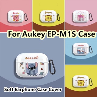 【Case Home】เคสหูฟัง แบบนิ่ม ลายการ์ตูน สําหรับ Aukey EP-M1S EP-M1S