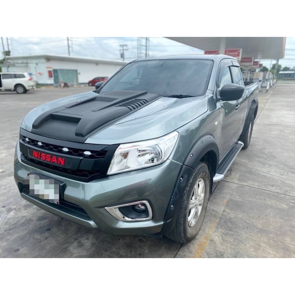 แนะนำ-สกู๊ฝากระโปรงหน้า-nissan-navara-np300-สีดำด้านรถปี-2014-2018