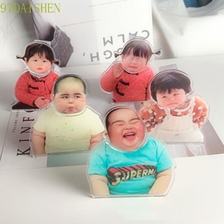 Daishen1 หัวเขย่า แบบอะคริลิค น่ารัก อุปกรณ์เสริม สําหรับตกแต่งรถยนต์ 1 ชิ้น