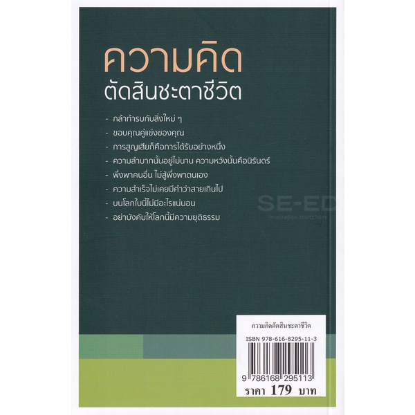 bundanjai-หนังสือ-ความคิดตัดสินชะตาชีวิต