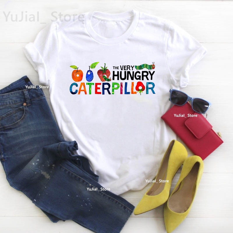 เสื้อยืด-พิมพ์ลายกราฟฟิค-we-are-very-hungry-แฟชั่นฤดูร้อน-สําหรับเด็กผู้หญิง